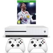 Resim Microsoft Xbox One S 500GB Oyun Konsolu + FIFA 2018 ( TÜRKÇE ) + 2. Beyaz Kol 