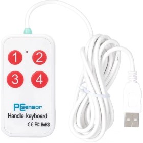 Resim Sw Future Hk4 USB Kolu 4 Tuşlu Kolu Klavye Desteği (Yurt Dışından) 