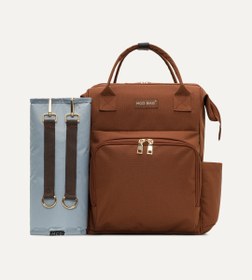 Resim Vera Kahverengi Gold Bebek Çantası 