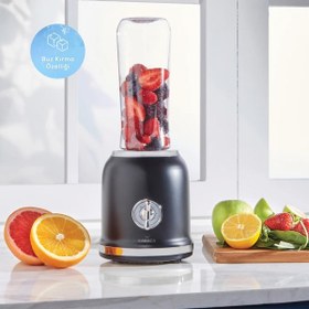 Resim Karaca Retro Personal Kişisel Smoothie Blender Black 