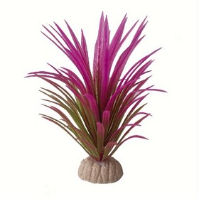 Resim 1 adet Canlı Pembe Yapay Su Çimi - Dayanıklı PC Plastik Akvaryum Bitki Dekorasyonu Gerçekçi Dokulu, Balık Tankı Peyzajı için Mükemmel, Akvaryum Aksesuarları 