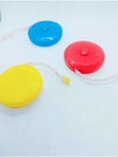 Resim Handmade metre otomatik basmalı renkli mini 120cm vucut ölçer 