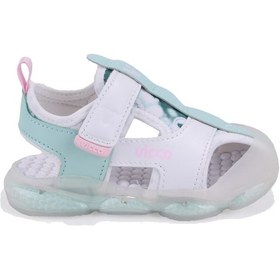 Resim Vicco Live 332b525y217 Beyaz Ortopedik Günlük Işıklı Kız Çocuk Spor Sandalet Pudra 