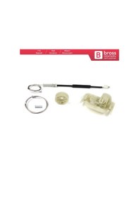 Resim BMW F10 F11 4/5-Kapı İçin Arka Sağ Kapı Cam Kriko Seti 7182122 