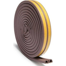 Resim Contacall Bondit 2'li Kauçuk Kapı ve Pencere Izolasyon Bandı Fitili 15x2 30 MT Kahverengi 