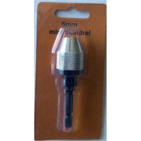 Resim Şarjlı Mini Matkap Mandreni 6mm 