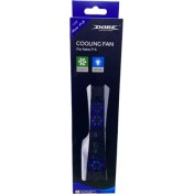 Resim Ps5 Slim Kasa Uyumlu Işıklı Soğutucu Fan Dobe Tp5-3538 