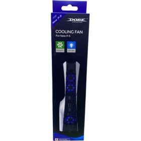 Resim Ps5 Slim Kasa Uyumlu Işıklı Soğutucu Fan Dobe Tp5-3538 