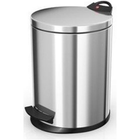 Resim Hailo T2 Paslanmaz Çelik Çöp Kovası - 13 L Çelik 