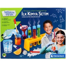 Resim +8 Yaş İlk Kimya Setim Deney Seti Clementoni 