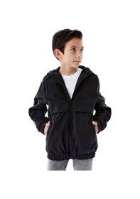 Resim Benitto Kids Erkek Çocuk Kapüşonlu Yağmurluk 51362 Siyah 