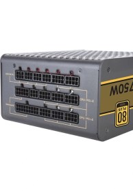 Resim PowerBoost BST-ATX750G "RAGE" 750w 80+ GOLD Full Modüler 12cm Fanlı ATX Power Supply (JPSU-BST-ATX750G) 