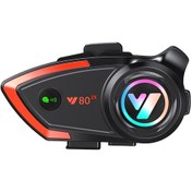 Resim Wezone Bt 5.0 Çipli Motosiklet Kask İnterkomu, Ipx6 Su Geçirmez, 300 Saat Bekleme, 25 Saat Konuşma 