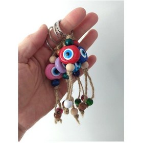 Resim Hdmarketim Nazar Boncuk Anahtarlık 5 Adet 