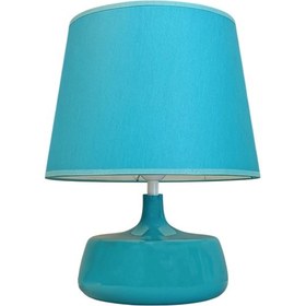 Resim Molhi Turkuaz Abajur Turkuaz 