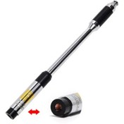 Resim MBL Rh770 Teleskopik Dual Band El Telsiz Anteni (SMA MALE ERKEK) 