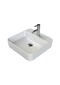 Resim Turkuaz Seramik Cerastyle Hera 48 CM Tezgah Üstü Çanak Lavabo 