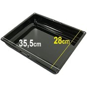 Resim Arçelik Beko Fırın Tepsisi Geniş Etekli Emaye Tepsi 419920299 