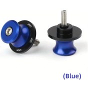 Resim Cloudstore Dayanıklı Alüminyum Alaşım Mavi 8mm Motor Salıncak Kolu Slider Destek Vidası Z650 Z900 Z1000 