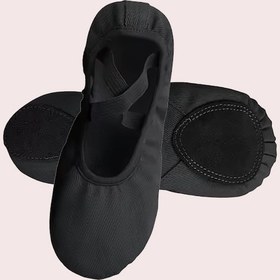 Resim Gymo Dancewear Pro Stretch Bale Patiği Siyah 