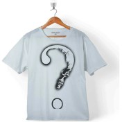 Resim Kendim Seçtim Kuru Kafa Soru İşareti Why Skull Skeleton Çocuk T-Shirt 
