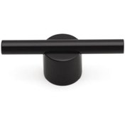 Resim System Siyah 16 mm Düğme Mobilya Kulpu (SY7415 0016 AL6-AL6) 