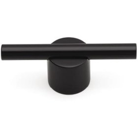 Resim System Siyah 16 mm Düğme Mobilya Kulpu (SY7415 0016 AL6-AL6) 