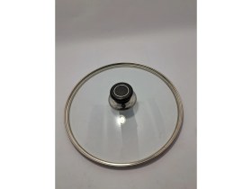 Resim Ercan AVM Cam Kapak 24 cm ve Siyah Kulp 