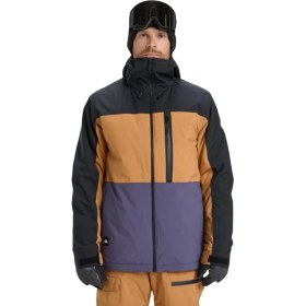Resim Quiksilver Sycamore Block 20K Jk Erkek Kahverengi Snowboard Ceketi 