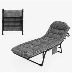 Resim Sunup Sn-26975 Taşınabilir Ayarlanabilir 5 Kademe Sünger Kamp Yatak Şezlong Kazayağı 