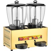 Resim Elegance Çiftli Şerbet Ve Ayran Soğutucu 20+20 Lt Gold - St29 