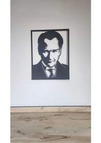 Resim Atatürk Portre Gösterişli Metal Tablo 
