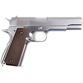Resim We Colt 1911 Silver Kahve Kabza Gbb Airsoft Tabanca 