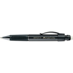 Resim Faber Castell Grip Plus 0.7 MM Versatil Uçlu Kurşun Kalem Siyah 