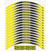 Resim Cf Moto 250 Nk Jant Şeridi Sarı 