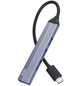 Resim Dm CHB057 Usb Type-C To 4 Portlu 3xUsb 2.0 1xUsb 3.0 1 M Hub Çoklayıcı 