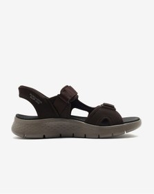 Resim Skechers Go Walk Flex Sandal - Easy Entry Erkek Kahverengi Sandalet 229210 Brn Kahverengi 