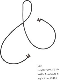 Resim Gatuida 2 Adet Kulaklık Anti-kayıp Ipi Manyetik Kulaklık Askıları Manyetik Kulaklık Tutucu Kulaklıklar Kablosuz Hiçbir Şey Kulak 1 Vaka Kulaklık Boynu Kulaklik Mıknatıs Kulak Üstü Kaset 