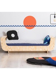 Resim Markaawm Markaawm Romantic Montessori Yatak 90X190 Çocuk Karyola Akçaağaç 