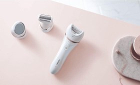 Resim Philips Yenilenen Güçlü Seramik Cımbızlarla Kusursuz Görünüm Sağlayan Tüy Alma Cihazı, Epilatör 