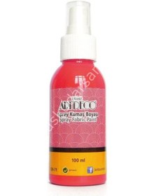 Resim Artdeco Sprey Kumaş Boyası 100ml Kırmızı 