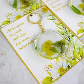 Resim Tinky Winky Epoksi Çoklu Daire Anahtarlık Kolye Takı Silikon Kalıbı 