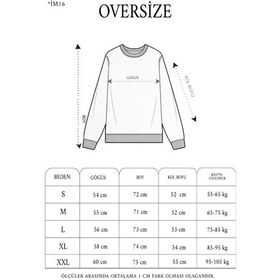 Resim Modi Green Baskılı Erkek Günlük Stil Beyaz Yıldırım Bisiklet Yaka Sweatshirt 2XL 
