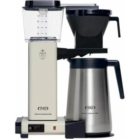 Resim Filtre Kahve Makinesi, Paslanmaz Çelik Termoslu, 1.25 L Kapasite, Off White 