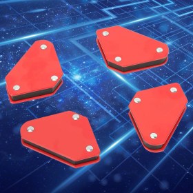 Resim Guangdong Spirit 4 Adet 9lb Açı Lehimleme Bulucu Manyetik Mıknatıs Köşe Okları Kaynakçı Kaynak Tutucu Aracı-Ht(Yurt Dışından) 