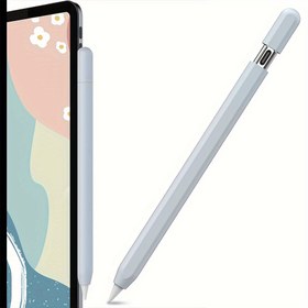 Resim Apple Pencil 3 (USB-C) Silikon Koruyucu Kılıf - Uygun Renk, Üçüncü Nesil Apple Pencil için Dayanıklı Kalem Kapağı, iPad Pencil ile Uyumlu 