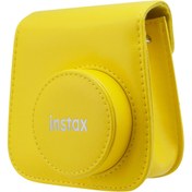 Resim Instax mini 9 Sarı Deri Çanta 