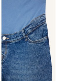 Resim Defacto Straıght Fıt Beli Lastikli Bilek Boy Jean Yıkamalı Hamile Pantolon H2077ax26smnm28 