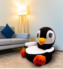 Resim Penguen Peluş Bebek Çocuk Koltuğu 
