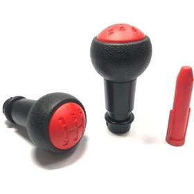 Resim Unıversal Vites Topuzu - Bey101-cn-siyah Gövde Kırmızı Kapak 